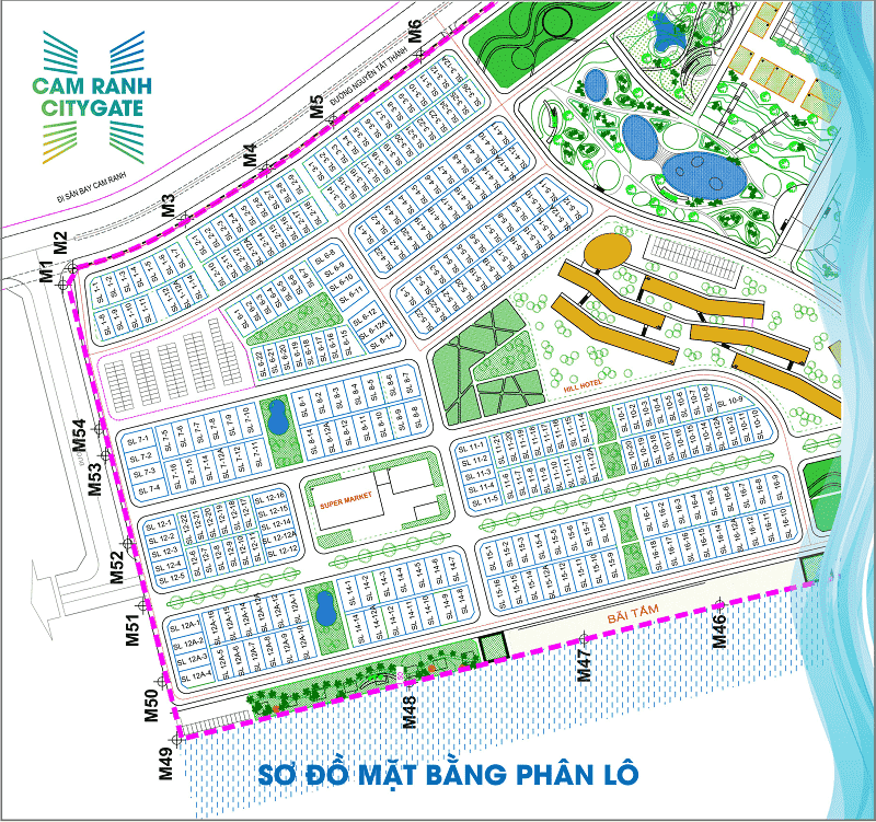 SƠ ĐỒ PHÂN LÔ DỰ ÁN CAM RANH CITY GATE — Dự án Cam Ranh City Gate và 5 lý do khách hàng đầu tư