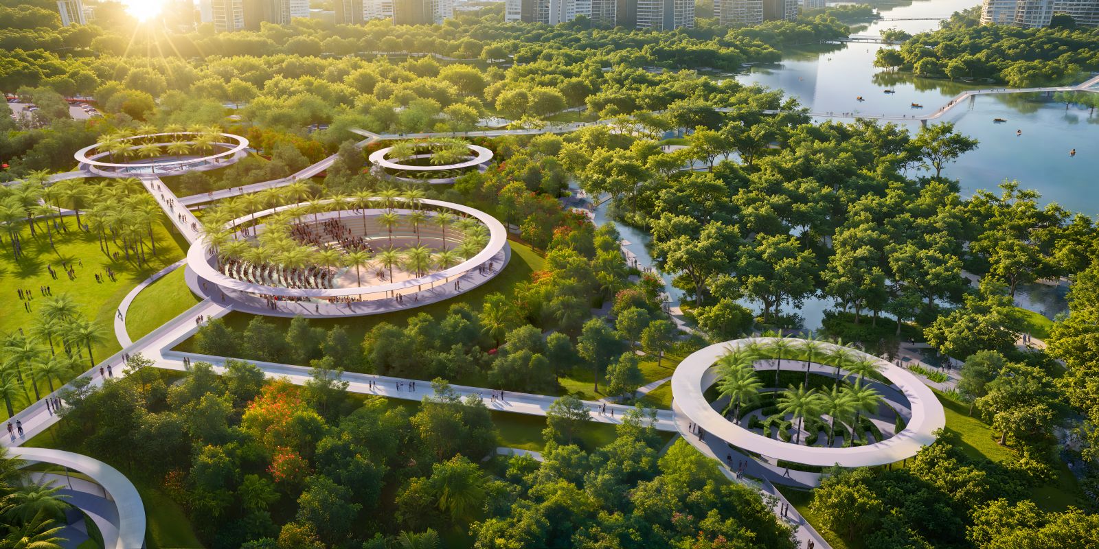 Công viên chủ đề Themed Crater Landscape Charmora City