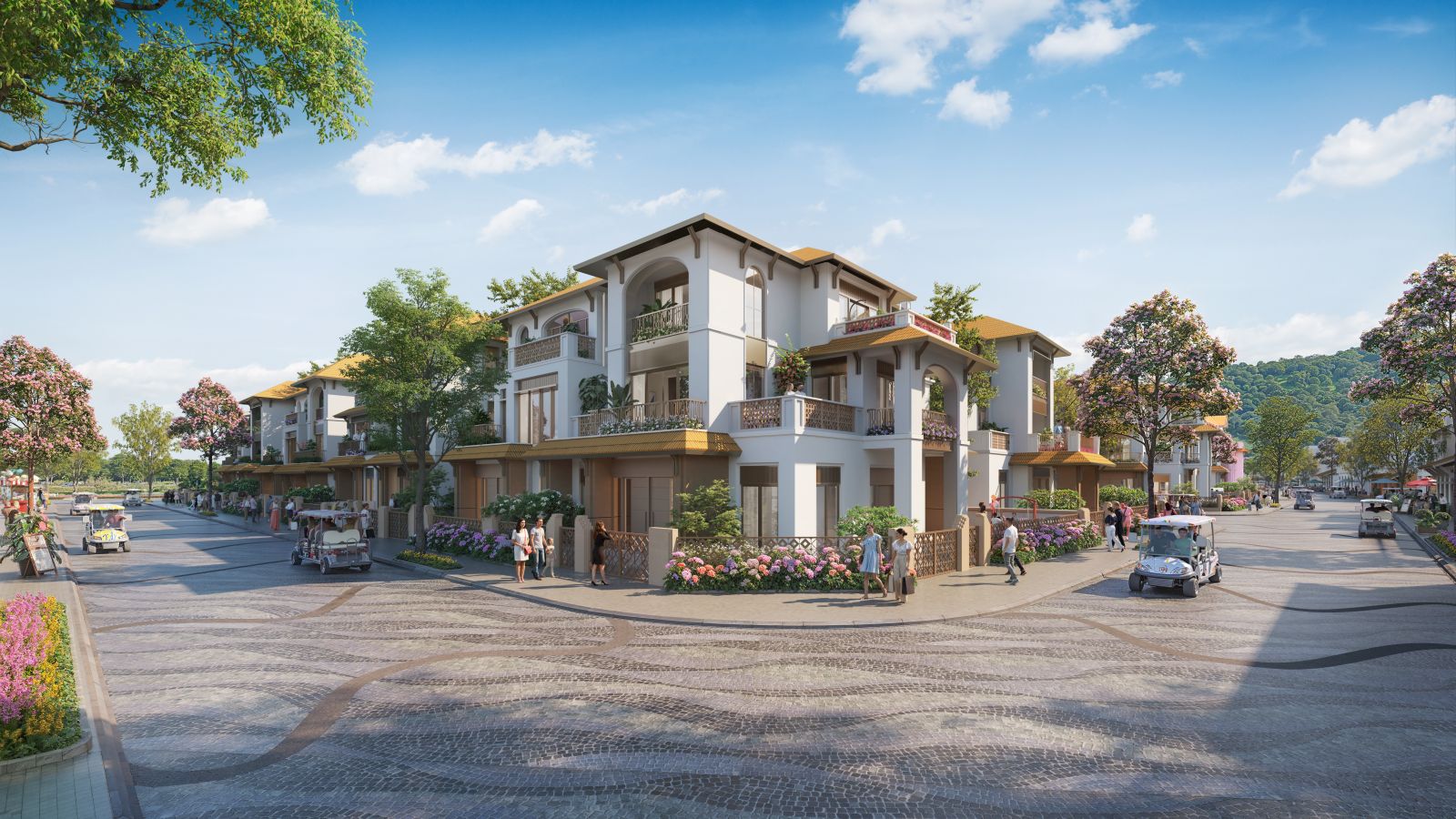 Tuyến phố biệt thự liền kề thấp tầng Charmora City Nha Trang
