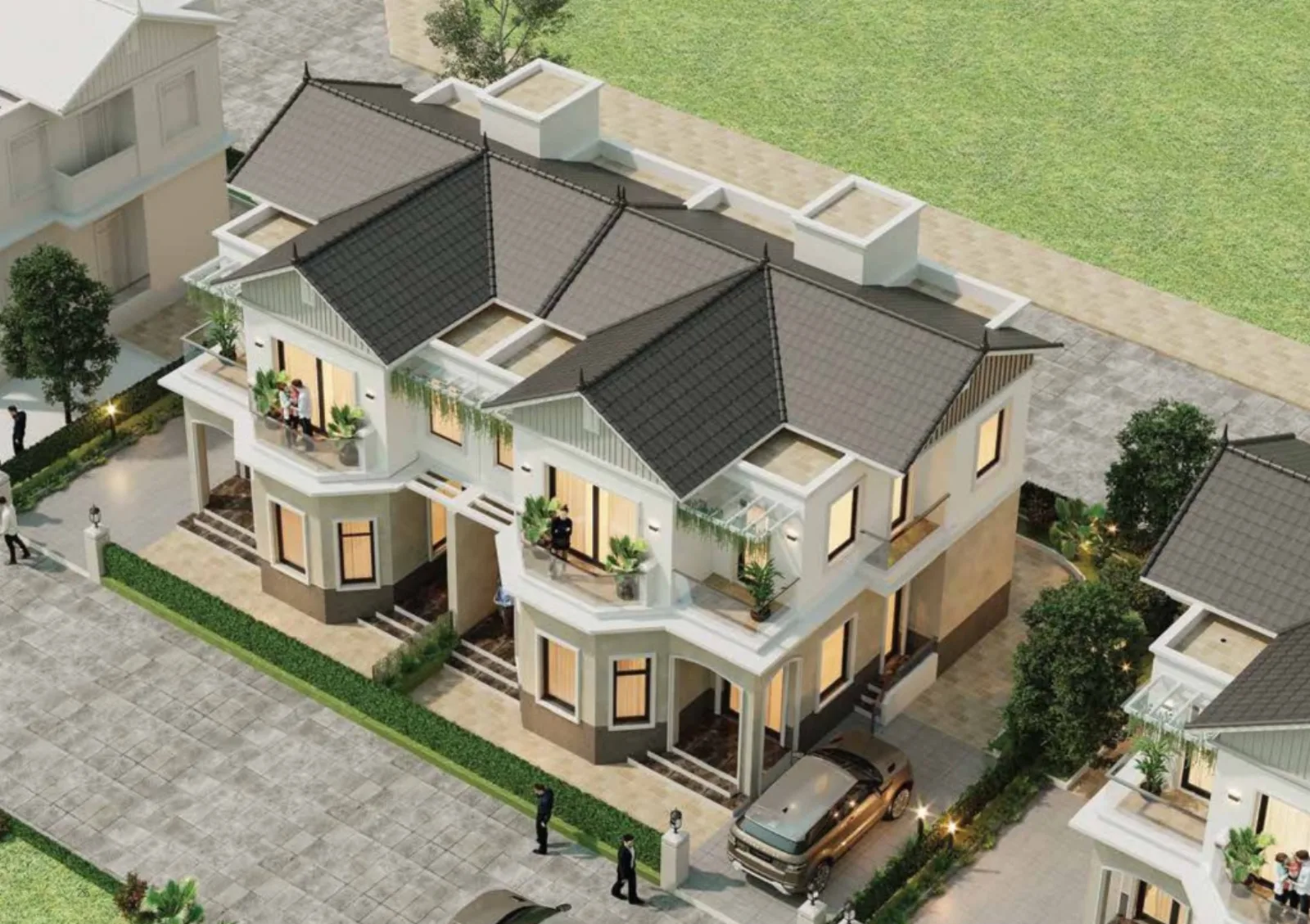 Biệt thự song lập MHDI Cam Ranh — phòng bếp