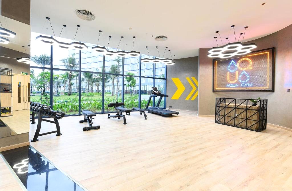 Phòng tập gym hiện đại tại The Arena Cam Ranh