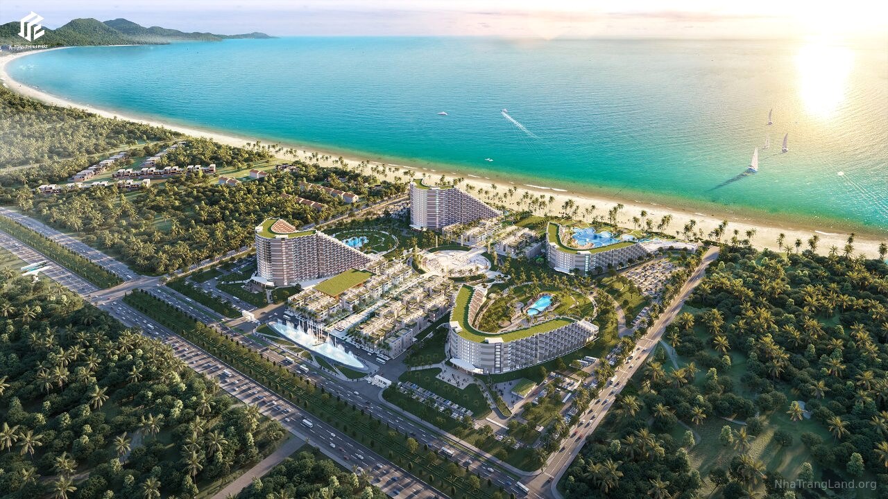Phối cảnh tổng thể khu nghỉ dưỡng The Arena Cam Ranh Bãi Dài